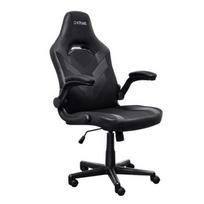 Trust GXT 703 Riye Black Comfortable adjustable gaming chair with flip-up armrests