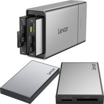 Lexar Professional Workflow Go I with SD/microSD reader and 2TB SSD