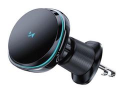 Telefono laikiklis „Wozinsky WCT5-Q6S2Y“ automobilinis laikiklis su Qi / MagSafe 15W indukciniu įkrovikliu, skirtas ventiliacijos grotelėms