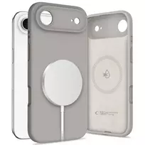 Tech-Protect Silicone MagSafe dėklas skirtas Apple iPhone 17 Air – pilkos spalvos
