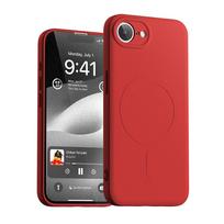 Mercury Semi-Silicone MagSafe Case for iPhone 16e / 17e, red