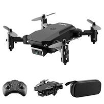 S66 RC drono nuotolinio valdymo pultas mini dronas 13 min. skrydžio laikas 3D apvertimo aukštis Laikymas be galvos režimas RC 4K Camera Bag 1 Battery juoda