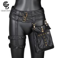 2025 Women's Cross-border PU Fanny Pack: European & American Retro Waist Accessory FBG026BK