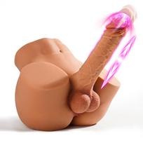 SuperLove Carlos Realistic Thrusting & Vibrating 17cm Dildo Sex Doll 4.2kg