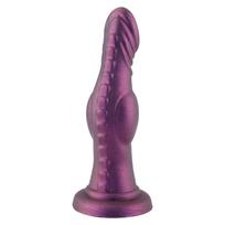 HiSmith LN015 Premium Fantasy Silicone Dildo with Suction Cup 18.4cm Purple