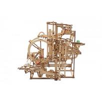 Medinis konstruktorius UGEARS Marble Run Stepped Hoist