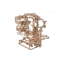 Medinis konstruktorius UGEARS Marble Run Chain Hoist
