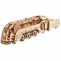 Medinis konstruktorius UGEARS Mini Locomotive