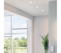 Eglo 94239 - LED Įleidžiamas lubinis šviestuvas PENETO 1xGU10-LED/5W/230V