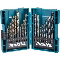 Makita - Bohrersatz - 18 Stücke - 5 mm, 6 mm, 7 mm, 8 mm, 10 mm, 4 mm - für Makita DDF487RFE3, DLX2497J (B-49432)