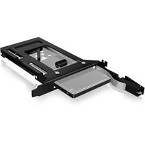 ICY BOX IB-2207StS - Mobiles Speicher-Rack - Erweiterungssteckplatz auf 2.5  (Erweiterungssteckplatz auf 6,4 cm) - Schwarz (IB-2207STS)