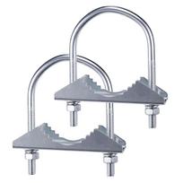2 VNT U-Varžtų Stiebo Gnybtas Stulpo Laikiklis Vamzdžio Montavimas CB Ham TV Yagi Wifi Antenai 2Pcs