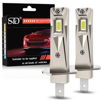 2 vnt. 20000LM H1 LED rūko žibintų lemputės Mini Canbus H1 LED lemputė 30W CSP automobilių rūko žibintams Be ventiliatoriaus DRL žibintai Automobilio vairavimo žibintai 12V 6000K Balta H1