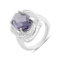 Sidabrinis žiedas su aleksandritu 8,513 ct, gaminio svoris 6,13 g (2187592) 18 įvairiaspalvė spalva