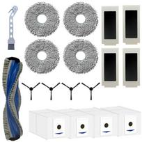 Priedų rinkinys Ecovacs Deebot T30 Omni/T30 Pro Omni - Filtras/Maišelis/Šluostė/Šoninis šepetys/Pagrindinis šepetys Phonillico®