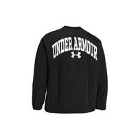 Under Armour American Style Letter Print Crew Neck Training Sweatshirt Men Sweatshirt Black 1387996-001 2XL gray