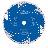 Deimantinis diskas 230 mm*22,23 - Sauso pjovimo plytelių diskas porcelianui, keramikai, skalūnui - Greiti lygūs pjūviai kampiniu šlifuokliu 230MM mėlyna