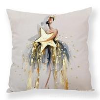Kvepalai Gėlės Kūrybinis Dizainas Pliušinis Pagalvės užvalkalas Ins Skandinaviška Pagalvė Juosmeniui 45 * 45Cm pillow cover gray