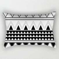 Modernus Paprastas Juodai Baltas Geometrinis Ilgas Juostinis Pagalvės Užvalkalas Sofos Pagalvės Pagalvėlės Dangalas 30X50 without pillow core