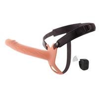 Hidden Desire Inferno 20 cm vibruojantis strap-on dildo