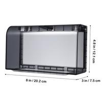 Lizdo dangtelis Dvigubos padėties storintas elektros lizdo dangtelis, skirtas naudoti viduje ir lauke 2 pcs juoda