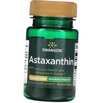 Astaksantinas, Maksimalus stiprumas, Astaxanthin Maximum Strength 12, Swanson  30 minkštųjų kapsulių (70280050) 30vcaps