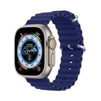 „Dux Ducis“ silikoninis „Apple Watch 38 / 40 / 41 / 42 mm“ dirželis, tamsiai mėlynas