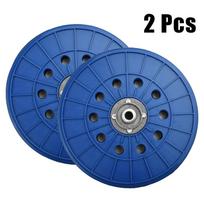 2 vnt. gipso šlifuoklių ir 10 skylių 9 colių 210 mm pagrindo padėklas su 14 mm sriegiu