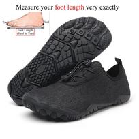 Slipstop Quick Drying Men Beach Aqua Shoes Water Shoes Barefoot Shoes Swimming Fitness and Cross-train Shoes No Holes 35 juoda