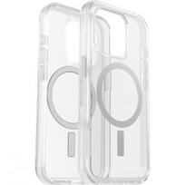 „OtterBox Symmetry“ dėklas, ‚MagSafe‘, „Apple iPhone 15 Pro“, skaidrus