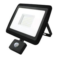 BREMEN LED prožektorius su judesio davikliu 50W, 4000K, IP65, 80lm/W Eurolight