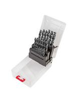 HSS-G Grąžtas metalui, 1.0 - 13.0 mm, rinkinys 25 vnt.