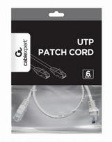 Patch kabelis GEMBIRD PP6U-0.5M RJ45, cat.6, UTP, 0.5m, gray