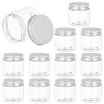 12 vnt. 60 ml plastikiniai skaidrūs indeliai