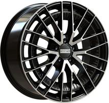 Ratlankis FONDMETAL Kari R20x9.5 5x112 ET 22 CB 66.6 (Glossy Black Machined) (1000 kg)