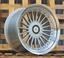 Ratlankis RACINGLINE B1803 R19x8.5 5x120 ET 20 CB 72.6 (Silver Polished Lip) (740 kg)