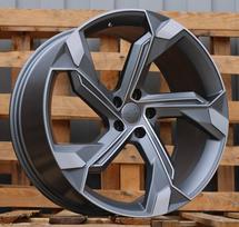 Ratlankis RACINGLINE Y1201 R22x9.5 5x112 ET 36 CB 66.5 (Grey Polished) (955 kg)
