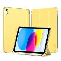 Geltonas atverčiamas dėklas "Tech-Protect SC Pen Hybrid" planšetei iPad 10.9” 10 / 2022 / 11” 11 / 2025