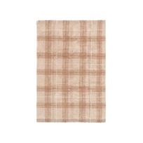 Skalbiamas/rankų darbo šviesiai rožinės spalvos iš medvilnės kilimas 90x120 cm Tartan Rose – Lorena Canals