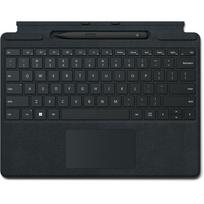 Microsoft Surface Pro Signature Keyboard - Tastatur - mit Touchpad, Beschleunigungsmesser, Surface Slim Pen 2 Ablage- und Ladeschale - QWERTZ - Deutsch - Schwarz - kommerziell - mit Slim Pen 2 - für Surface Pro 8