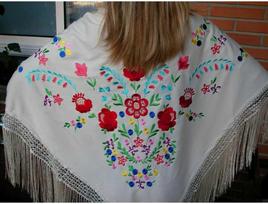 Bigbuy Fashion Dodatek FLAMENCO PGM3933. SHAWL, Kolor . Kobieta.