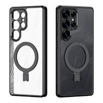Dėklas Dux Ducis 'Aimo Mag Stand' skirtas Samsung S938 S25 Ultra juodas
