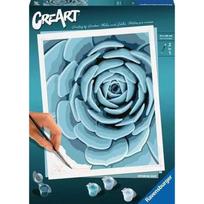 Piešimo pagal skaičius rinkinys CreArt Ravensburger 23610 Botanical Blue