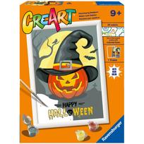 Piešimo pagal skaičius rinkinys CreArt Ravensburger 23712 Happy Halloween