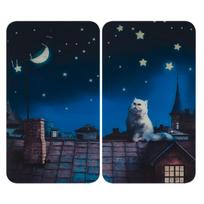 2 viryklės dangčiai iš grūdinto stiklo 30x52 cm - Maximex