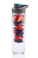 Gertuvė XD COLLECTION, 800ml, su infuzoriumi, skaidrus tritano plastikas, su mėlynos sp. Dangteliu