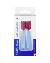CURAPROX Travel Set Refill, Kelioninio rinkinio keičiamos galvutės dantų šepetėliui 5460, 2 vnt., Mėlynos
