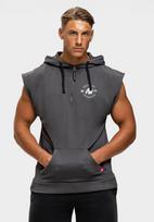 Gorilla Wear Huntley Sleeveless Hoodie Dark grey