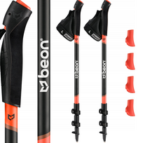 Beon NX2 – reguliuojamos ir sulankstomos Nordic Walking lazdos (61–135 cm)