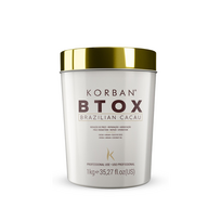 Korban Btox Brazilian Cacau plaukus atstatanti procedūra, 1kg.